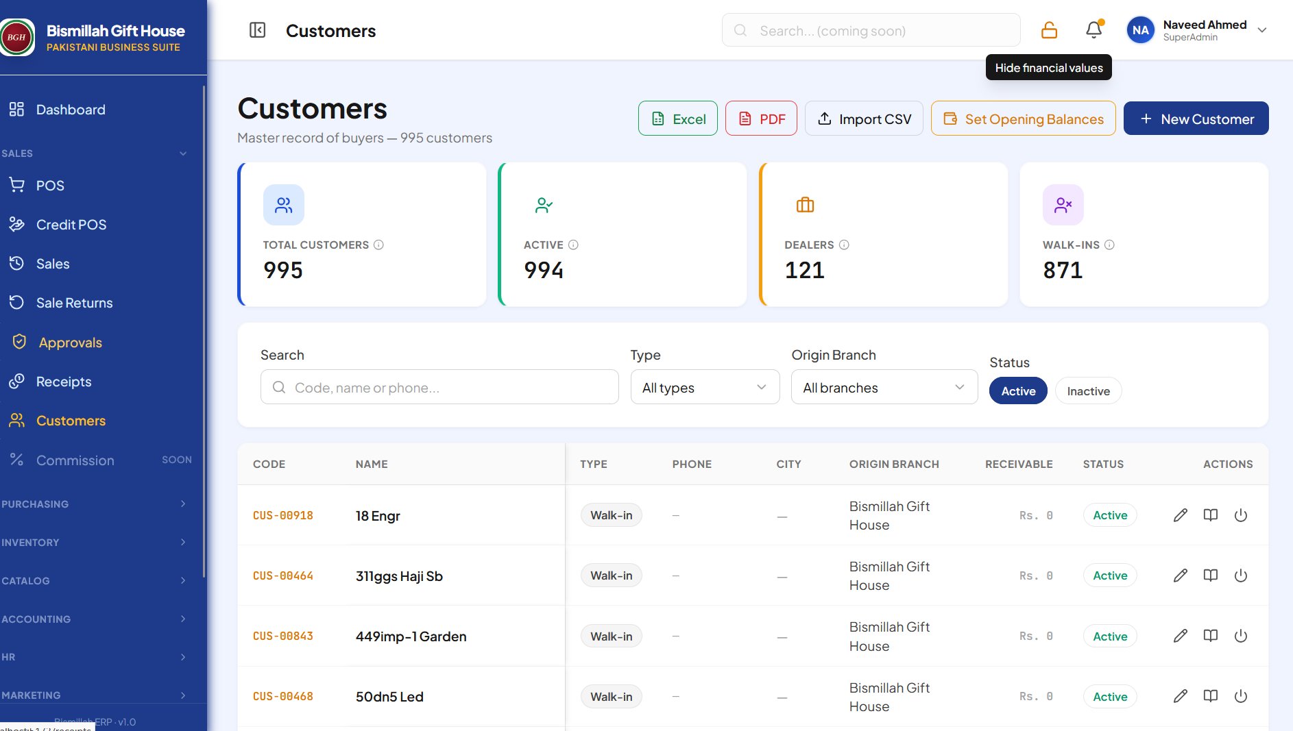 SAFZ CounterPilot Customers — 995 customers