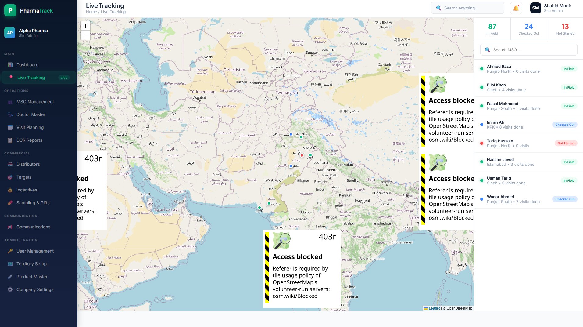 Live GPS Tracking